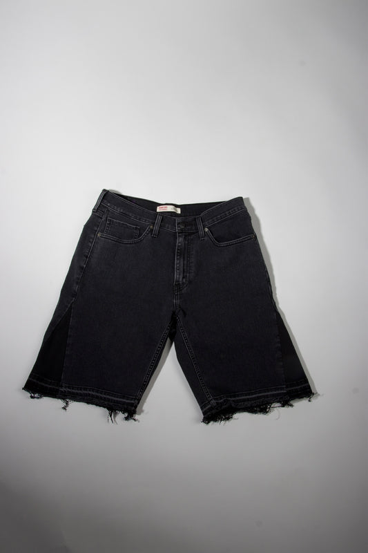 Black Denim Shorts  #009